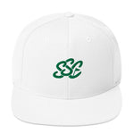 The Club Snapback in White - Structured Golf Snapback Hat | Sunday Swing Club