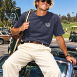 The First Tee heavyweight golf tee in Navy, course parking lot | Sunday Swing Club