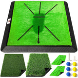 TOY Life Chipping Golf Practice Mats Golf Game Training Mat Indoor Outdoor Games