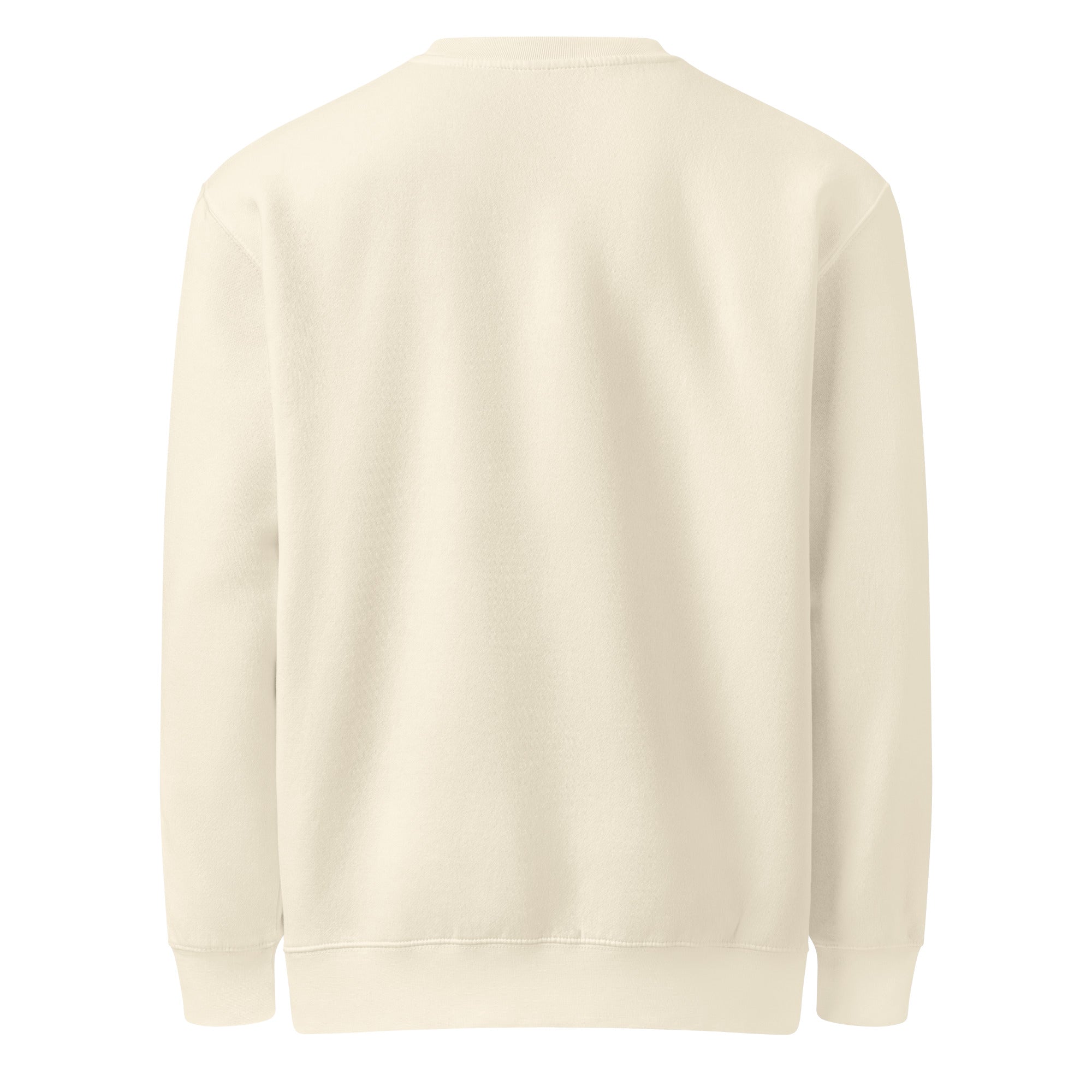 The Clubhouse Crew in Sandshell Back View - Golf Crewneck Sweatshirt | Sunday Swing Club