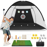 Golf Training Net 10×7ft– Backyard Driving & Indoor Chipping System